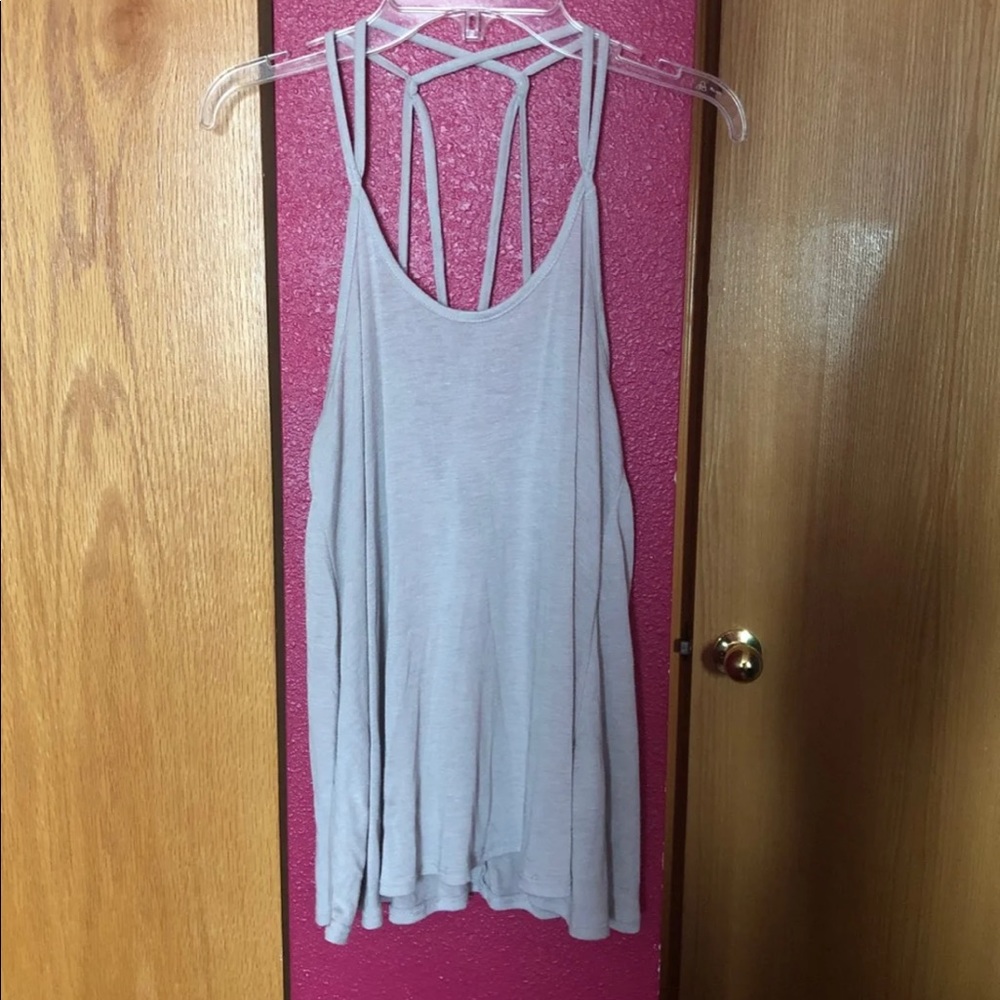 Gray tank top!
